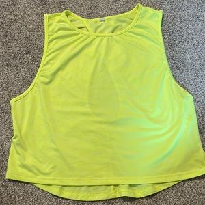 Neon yellow Tank Top